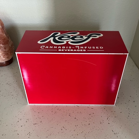 Keef Cannabis Infused Drink Merchandise Red & White Display One of A Kind - Picture 7 of 12
